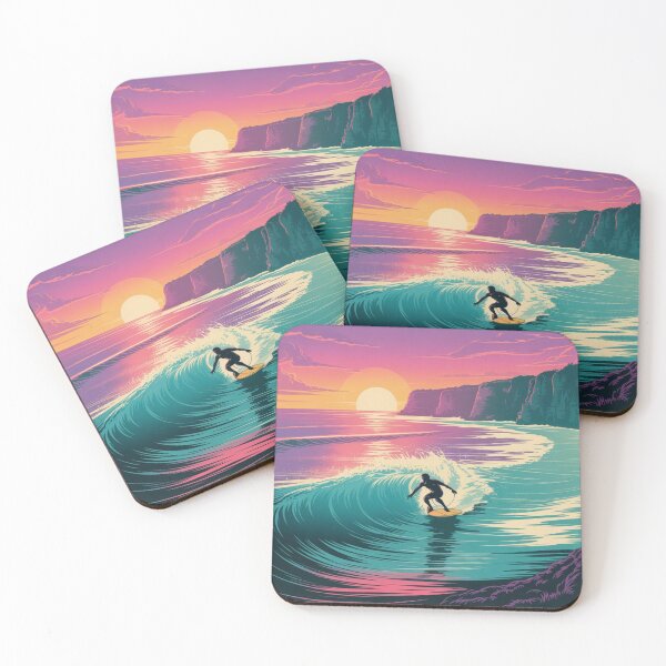 Item preview, Uluwatu Surf Sunset – Bali Paradise Sticker designed and sold by Timeless Design.