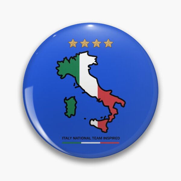Item preview, Italy National Team Inspired – 4 Star Italia Map Design designed and sold by Timeless Design.