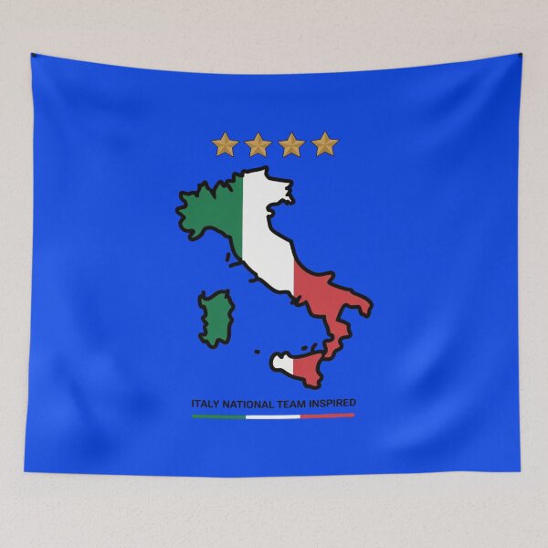 Item preview, Italy National Team Inspired – 4 Star Italia Map Design designed and sold by Timeless Design.