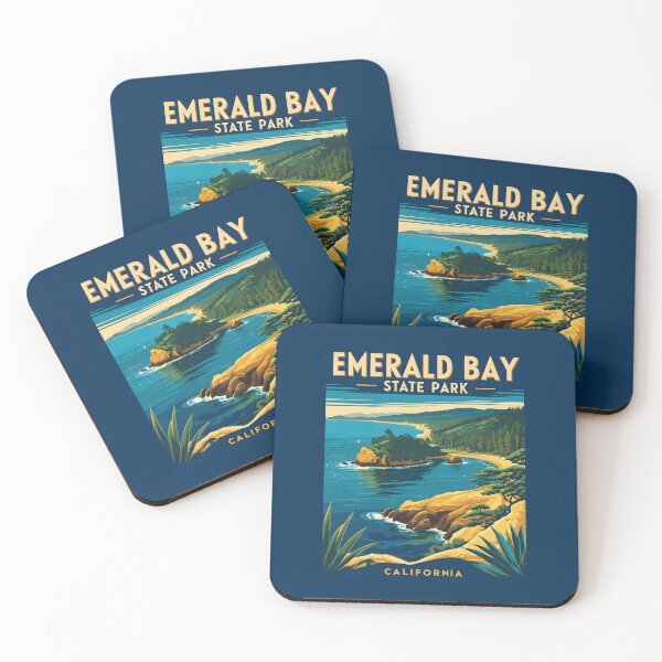 Item preview, Emerald Bay State Park - California designed and sold by GoodOldVintage.