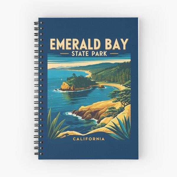 Item preview, Emerald Bay State Park - California designed and sold by GoodOldVintage.