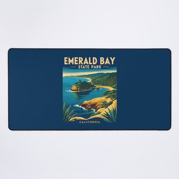 Item preview, Emerald Bay State Park - California designed and sold by GoodOldVintage.