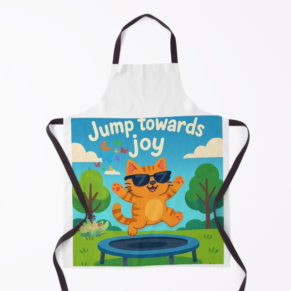 Item preview, Chat Joyeux sur Trampoline Joyful Cat on Trampoline designed and sold by Drawingshirts.