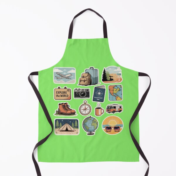 Item preview, Wanderlight – Travel Essentials Sticker Pack designed and sold by Timeless Design.
