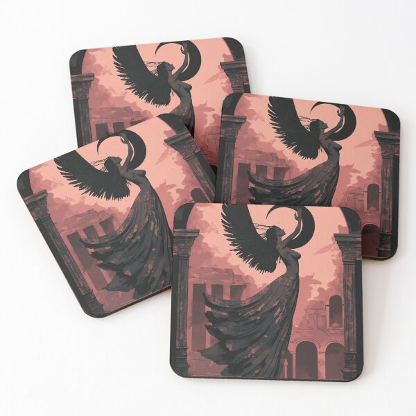 Item preview, Dark-Winged Goddess and Crescent Moon designed and sold by Yunari..