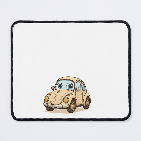 Item preview, Cute Kawaii Bug Car with Big Eyes – Vintage Cartoon Style designed and sold by Korn & Q.
