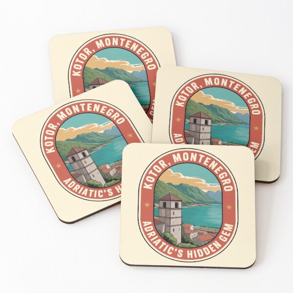 Item preview, Kotor Montenegro Sticker – Adriatic’s Hidden Gem Badge designed and sold by Timeless Design.