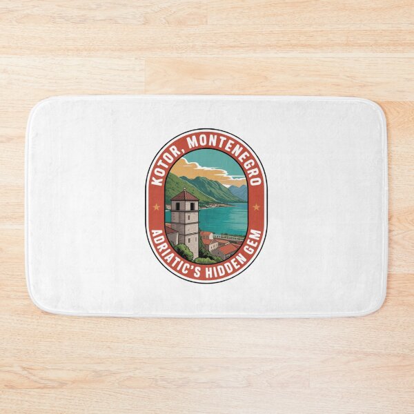 Item preview, Kotor Montenegro Sticker – Adriatic’s Hidden Gem Badge designed and sold by Timeless Design.