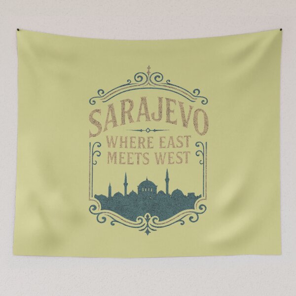 Item preview, Sarajevo Quote Typography – East Meets West  designed and sold by Timeless Design.