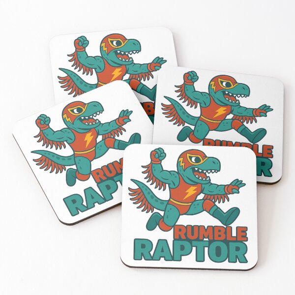 Item preview, Rumble Raptor – Retro Wrestling Dino Vibes designed and sold by Collins Design.
