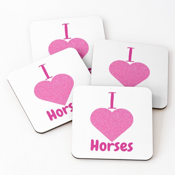 Item preview,  I Love Horses | Stickers, Home Decor, Apparel and Gifts  designed and sold by Ishtar Park Equine Shop.