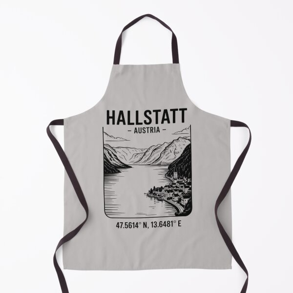 Item preview, Hallstatt Austria Coordinates Map | Minimal Travel Design designed and sold by Timeless Design.