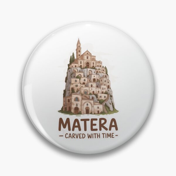 Item preview, Matera Italy Fun Sticker | Carved City Mini Slice designed and sold by Timeless Design.