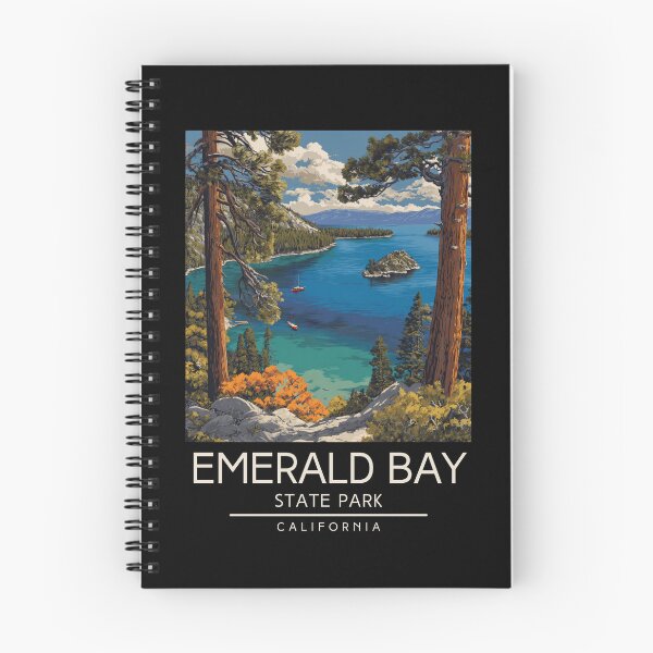 Item preview, Emerald Bay State Park - California designed and sold by GoodOldVintage.