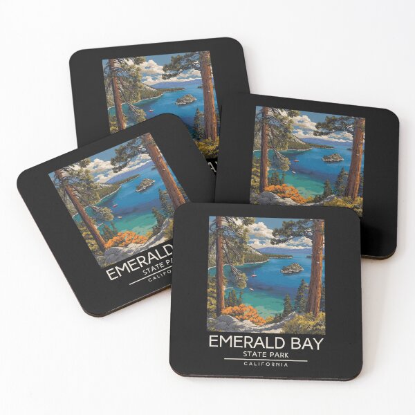Item preview, Emerald Bay State Park - California designed and sold by GoodOldVintage.