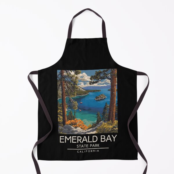 Item preview, Emerald Bay State Park - California designed and sold by GoodOldVintage.