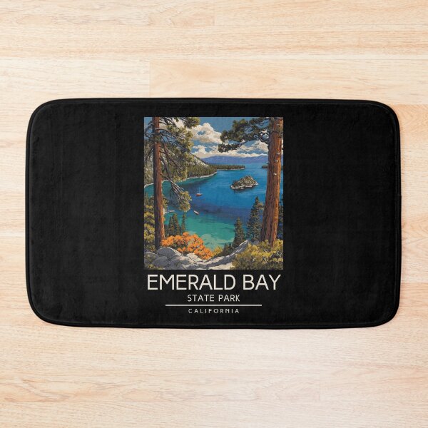 Item preview, Emerald Bay State Park - California designed and sold by GoodOldVintage.
