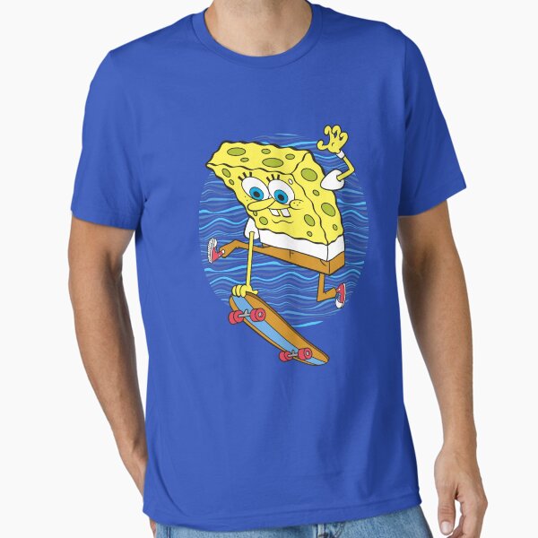 Item preview, SpongeBob SquarePants Skateboarding Radical Wavy Shot designed and sold by FifthSun.