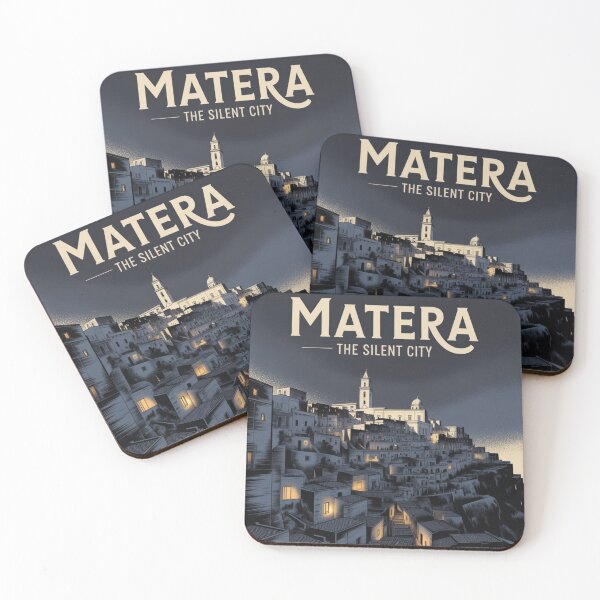 Item preview, Matera Italy Sticker | Night Scene of the Stone City designed and sold by Timeless Design.
