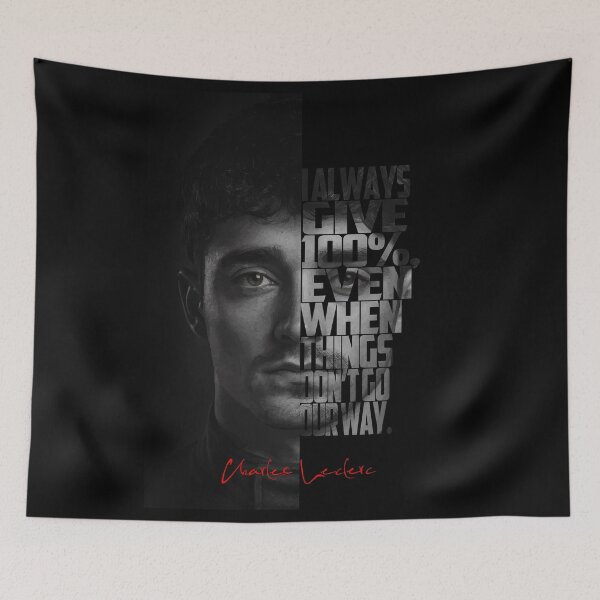 Item preview, Charles Leclerc – Motivational Quote designed and sold by Enea Kelo.