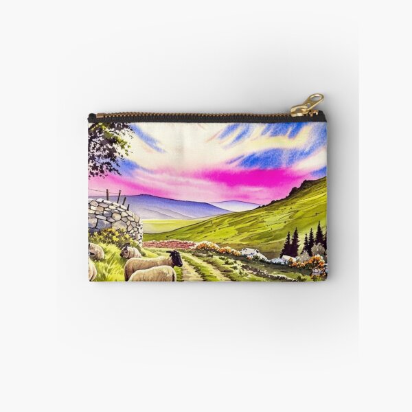 Item preview, Sunset over Dartmoor（watercolour + AI) designed and sold by artsmeow.