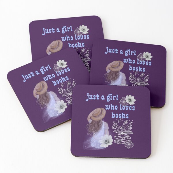 Item preview, Just a girl who loves books designed and sold by Daisy-83.