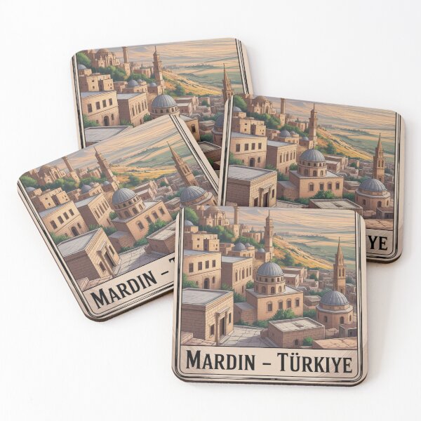 Item preview, Mardin Turkey Travel Stamp | Ancient Hilltop City designed and sold by Timeless Design.