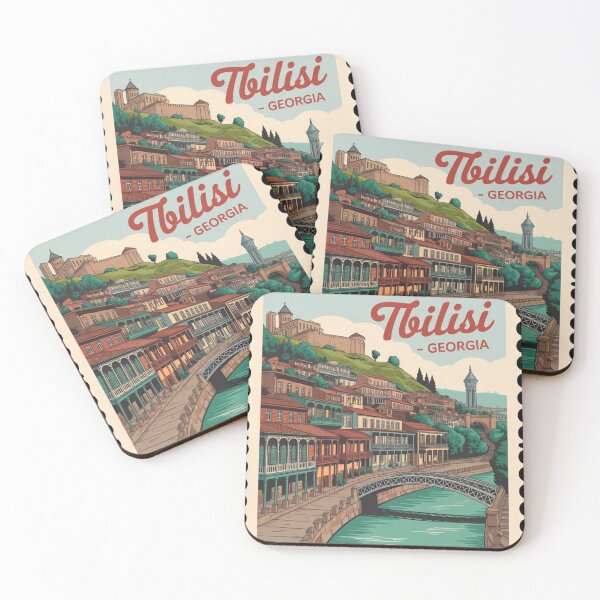 Item preview, Tbilisi Georgia Travel Sticker | Hidden Gem Balcony City designed and sold by Timeless Design.