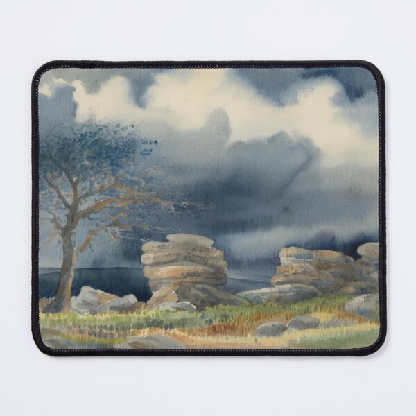 Item preview, Storm over Combestone Tor AI(watercolour + AI) designed and sold by artsmeow.