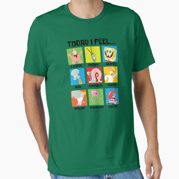 Item preview, SpongeBob SquarePants Today I Feel… Character Panel Moods designed and sold by FifthSun.