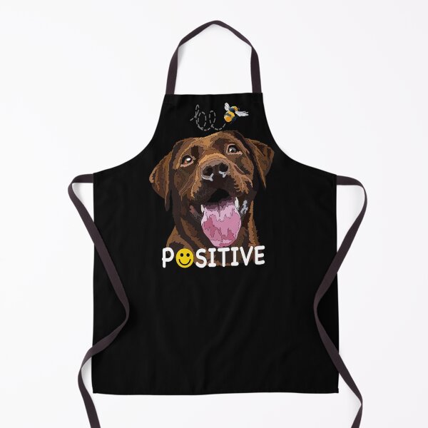 Item preview, Be Positive Brown Lab designed and sold by Just-Arts-4U.