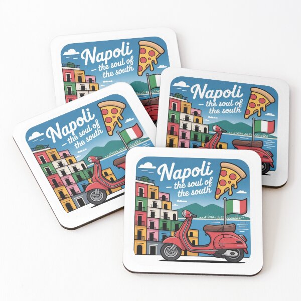 Item preview, Naples Italy Travel Sticker – Mount Vesuvius, Vespa & Colorful Streets designed and sold by Timeless Design.