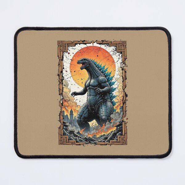 Item preview, Ancient Kaiju Beast Crashes Through Urban Tokyo designed and sold by BorgSpareParts.