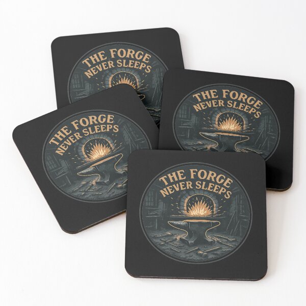 Item preview, The Forge Never Sleeps – Night Forge Art designed and sold by Timeless Design.