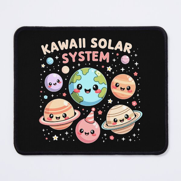 Item preview, Kawaii Planets – Cute Solar System Space Design designed and sold by DesignDoodleArt.