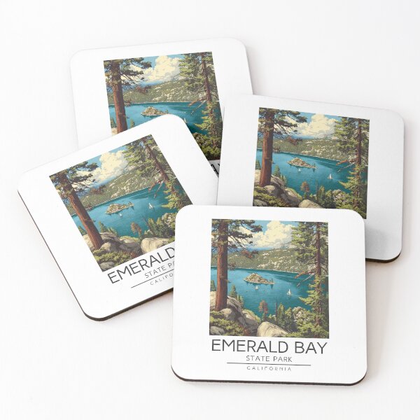 Item preview, Emerald Bay State Park - California designed and sold by GoodOldVintage.
