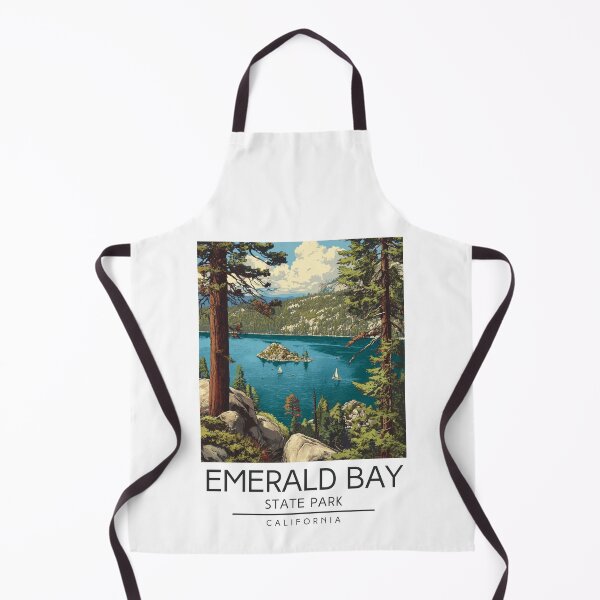 Item preview, Emerald Bay State Park - California designed and sold by GoodOldVintage.
