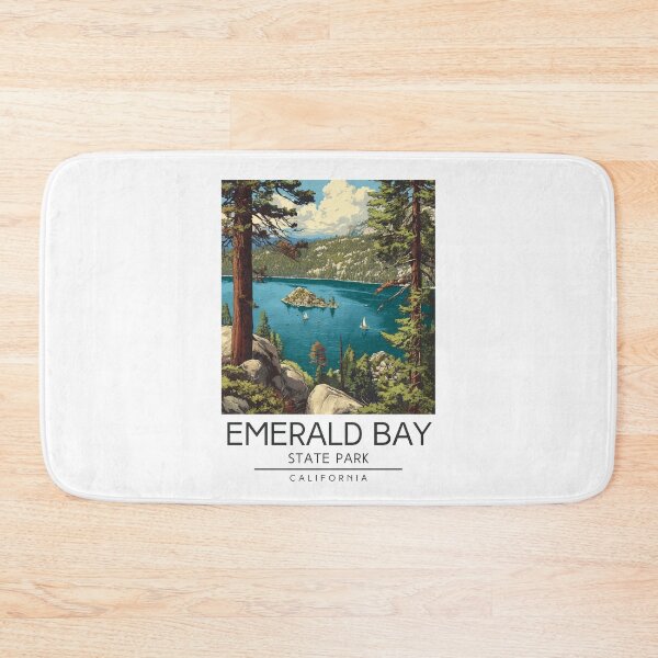 Item preview, Emerald Bay State Park - California designed and sold by GoodOldVintage.