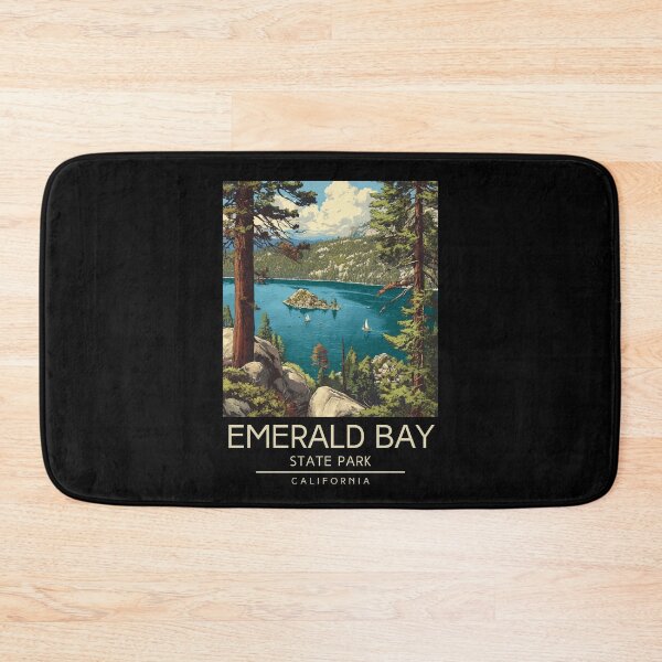 Item preview, Emerald Bay State Park - California designed and sold by GoodOldVintage.