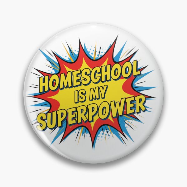 Item preview, Homeschool is My Superpower – Comic Pop Art Style Design designed and sold by ARTReMi.