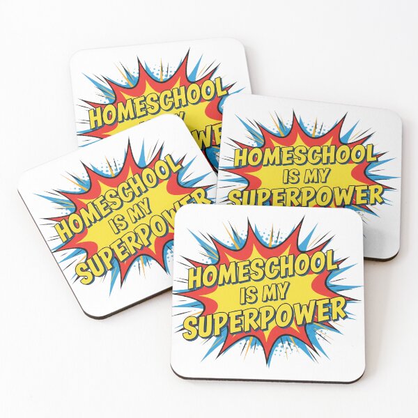 Item preview, Homeschool is My Superpower – Comic Pop Art Style Design designed and sold by ARTReMi.
