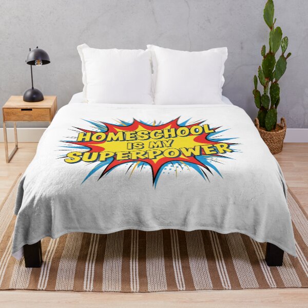 Item preview, Homeschool is My Superpower – Comic Pop Art Style Design designed and sold by ARTReMi.
