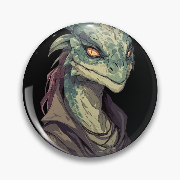 Item preview, Tribal DnD Lizardfolk Creature RPG Art designed and sold by bapupa.