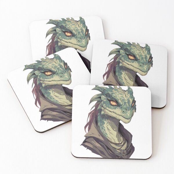 Item preview, Tribal DnD Lizardfolk Creature RPG Art designed and sold by bapupa.