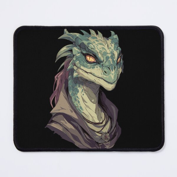 Item preview, Tribal DnD Lizardfolk Creature RPG Art designed and sold by bapupa.