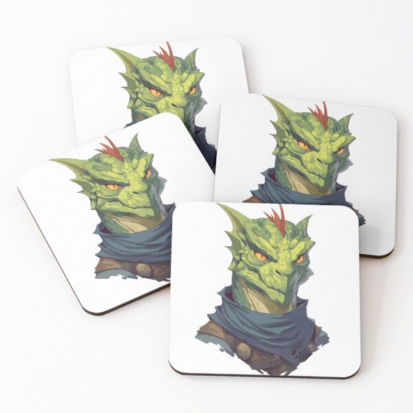 Item preview, Scaly DnD Lizardfolk Art designed and sold by bapupa.