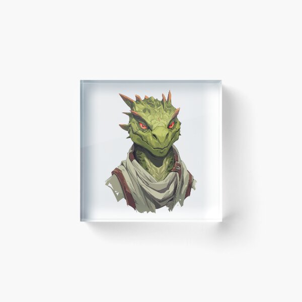 Item preview, Fierce DnD Lizardfolk Art designed and sold by bapupa.