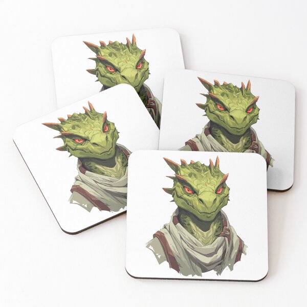Item preview, Fierce DnD Lizardfolk Art designed and sold by bapupa.