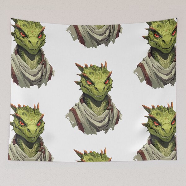Item preview, Fierce DnD Lizardfolk Art designed and sold by bapupa.