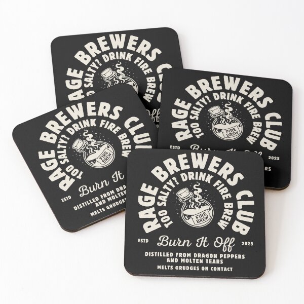 Item preview, Rage Brewers Club – Fire Brew Edition designed and sold by KomixsDesign.